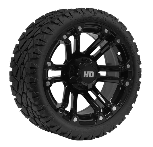 https://dealers.steelenggolfcart.com/wp-content/uploads/2022/03/TR1402-WH1423-SGC-14-Rhino-Glossy-Black-Wheel-Aluminum-Alloy-STEELENG-20x8.5-14-STINGER-AT-Tire-DOT-Approved.png