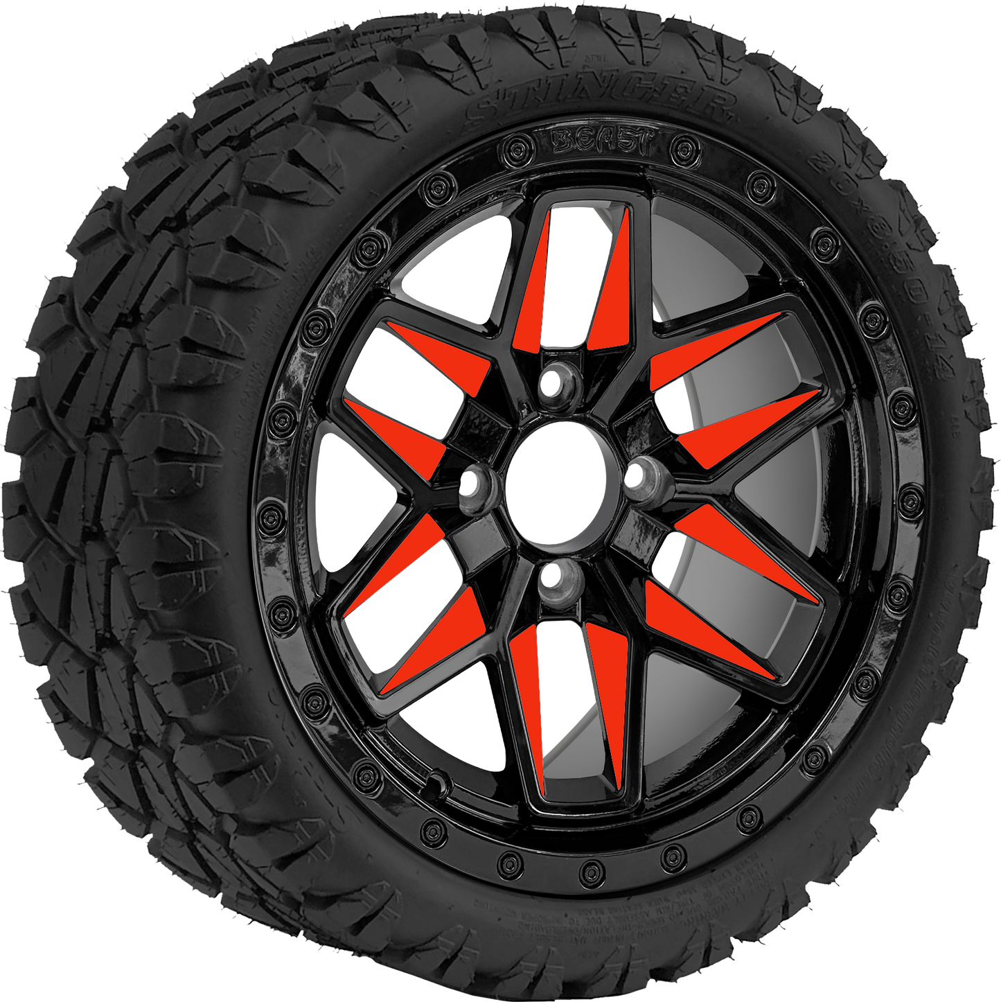 TR1402-WH1434 - 14 inch (BEAST) Widow Orange