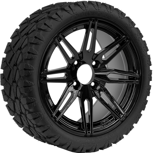 TR1402-WH1437 - 14 inch (BEAST) Lynx Blk