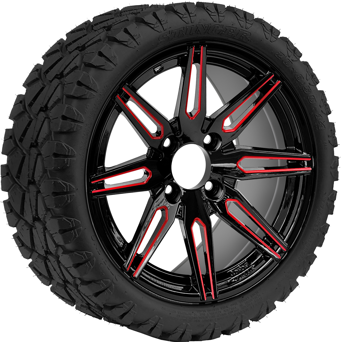 TR1402-WH1439 Lynx Red-Blk