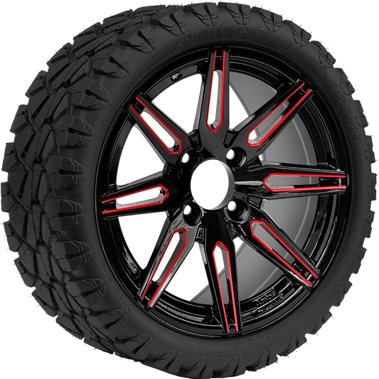 TR1402-WH1439 Lynx Red-Blk