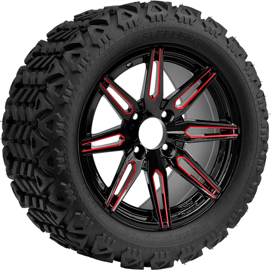 TR1403-WH1439 Lynx Red-Blk