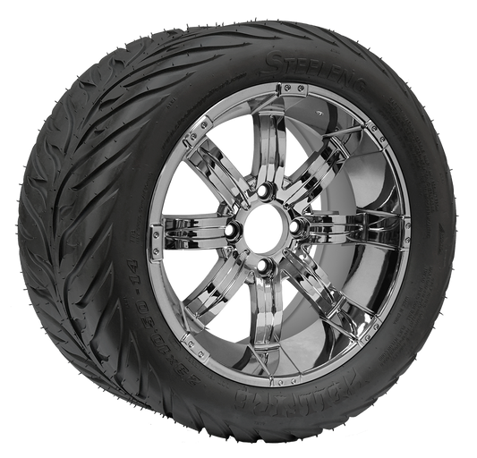 TR1406-WH1408 - 14 inch Tempest Chrome