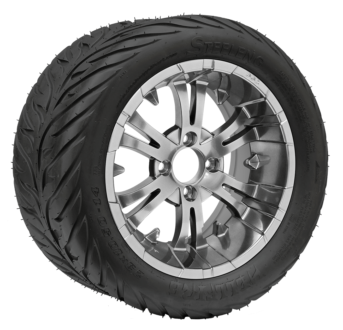 https://dealers.steelenggolfcart.com/wp-content/uploads/2023/12/TR1406-WH1416-SGC-14-Vampire-Magnetic-Wheel-Aluminum-Alloy-STEELENG-23x10.5-14-HELLFIRE-Street-Tire-DOT-Approved.png