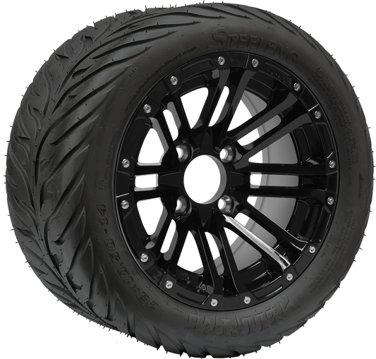 TR1406-WH1425 - 14 inch Lancer Blk
