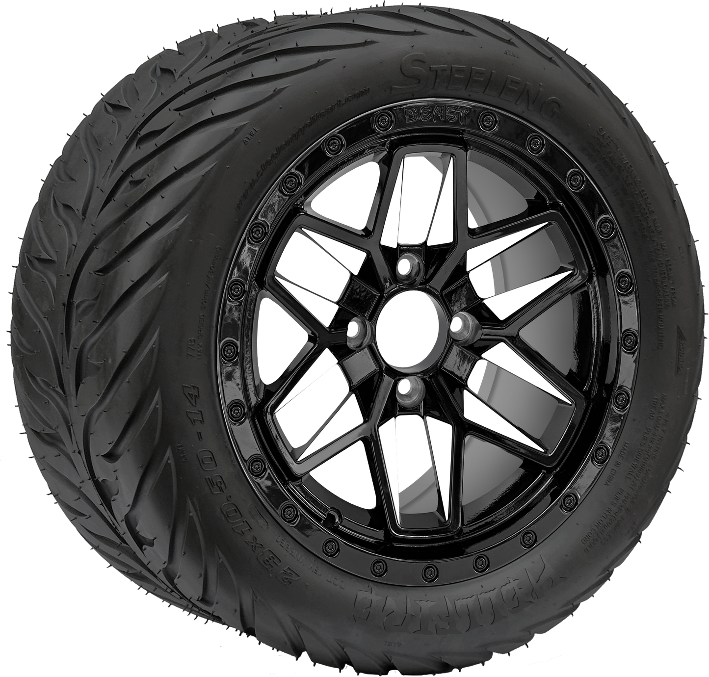 TR1406-WH1437 - 14 inch (BEAST) Widow White