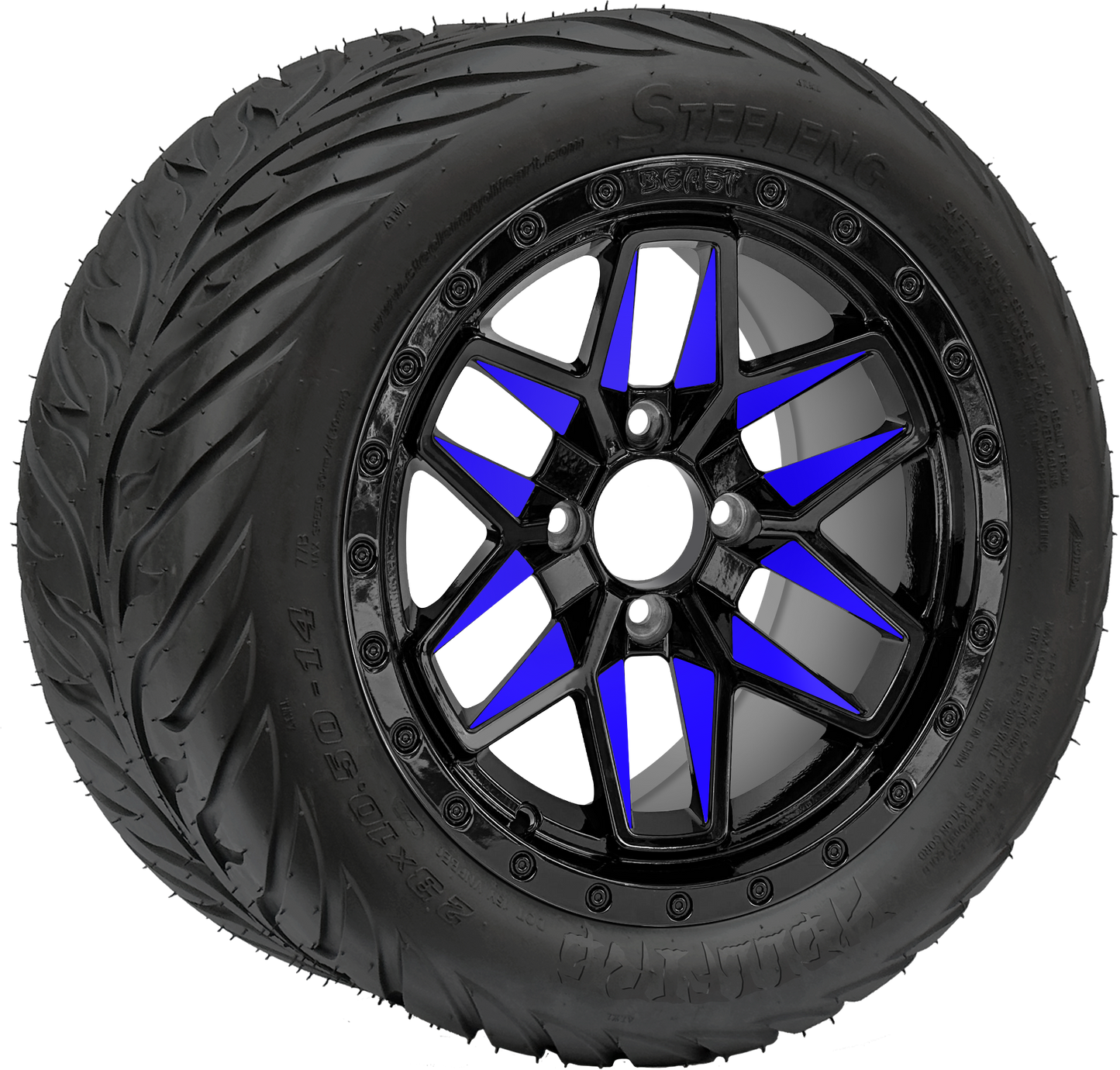 TR1406-WH1432 - 14 inch (BEAST) Widow Blue