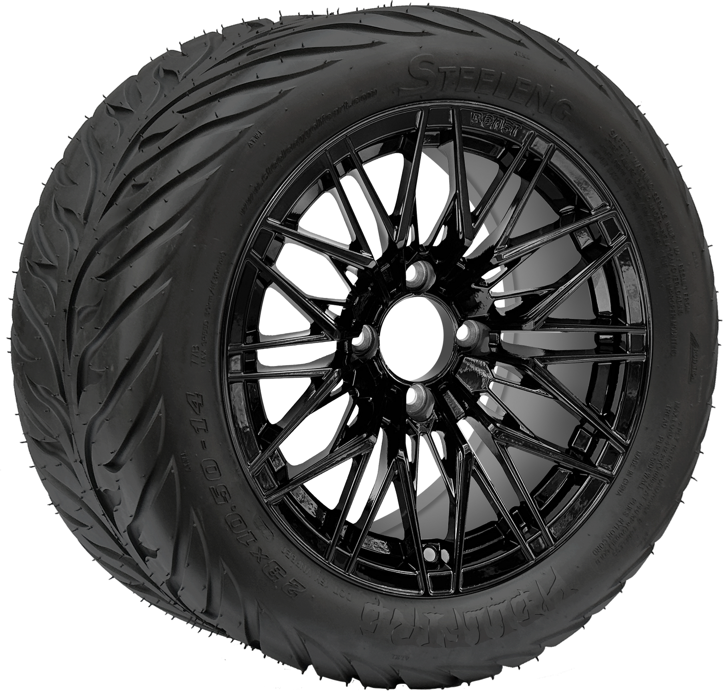 TR1406-WH1436 - 14 inch (BEAST) Hornet Blk
