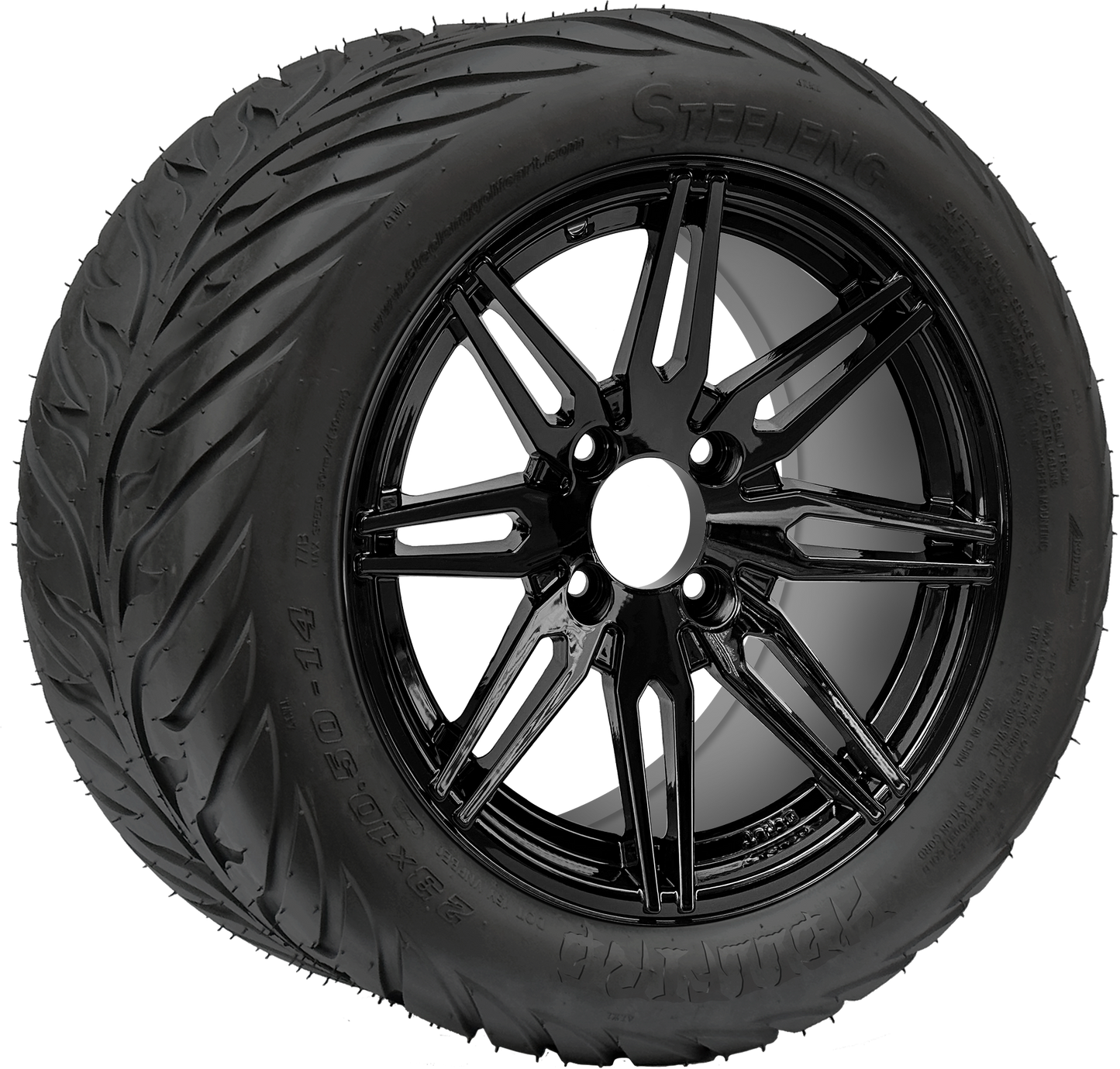 TR1406-WH1437 - 14 inch (BEAST) Lynx Blk