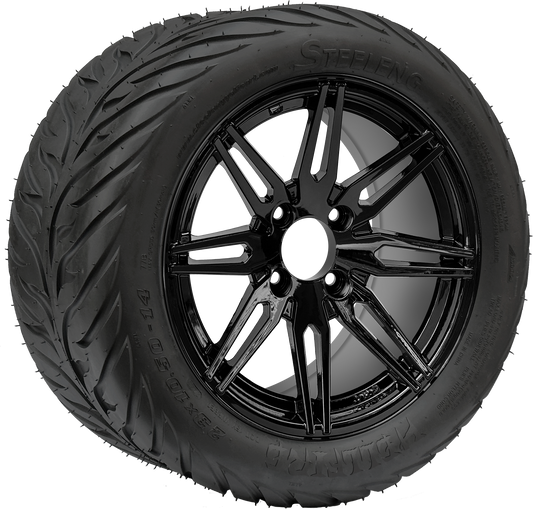 TR1406-WH1437 - 14 inch (BEAST) Lynx Blk