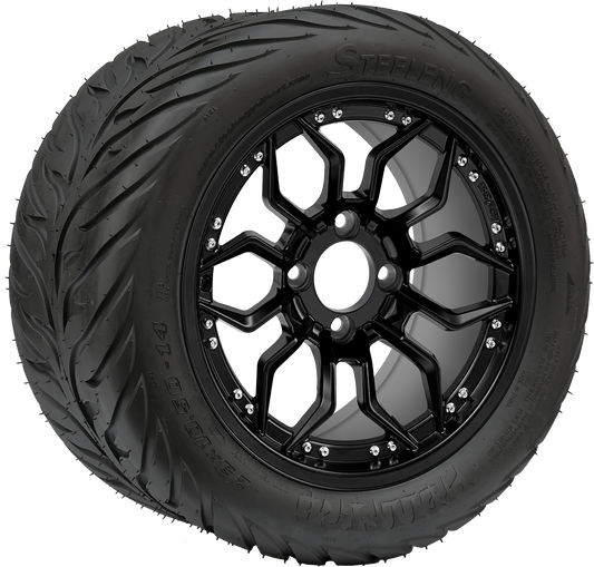 TR1406-WH1445 - 14 inch (BEAST) Scorpion Matte Blk