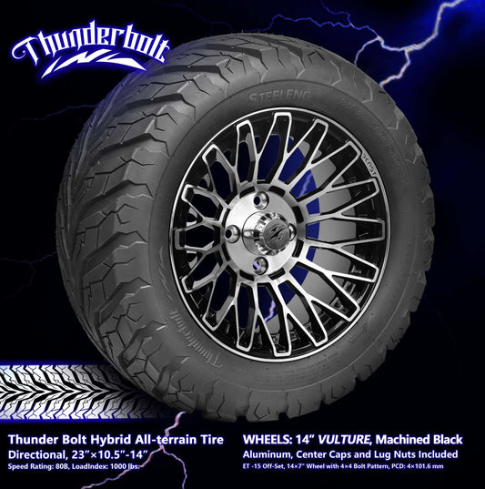 https://dealers.steelenggolfcart.com/wp-content/uploads/2025/09/TR1407-WH1465-23x10.5-14-Thunder-Bolt-Vulture-MB-scaled.jpg