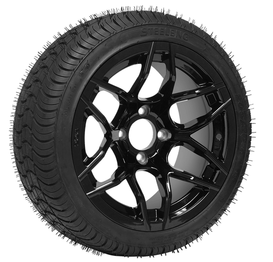 https://dealers.steelenggolfcart.com/wp-content/uploads/2023/12/TR1480-WH1427-SGC-14-Rally-Glossy-Black-Wheel-Aluminum-Alloy-STEELENG-205-30-14-QH-Low-Profile-Tire-DOT-approved.png